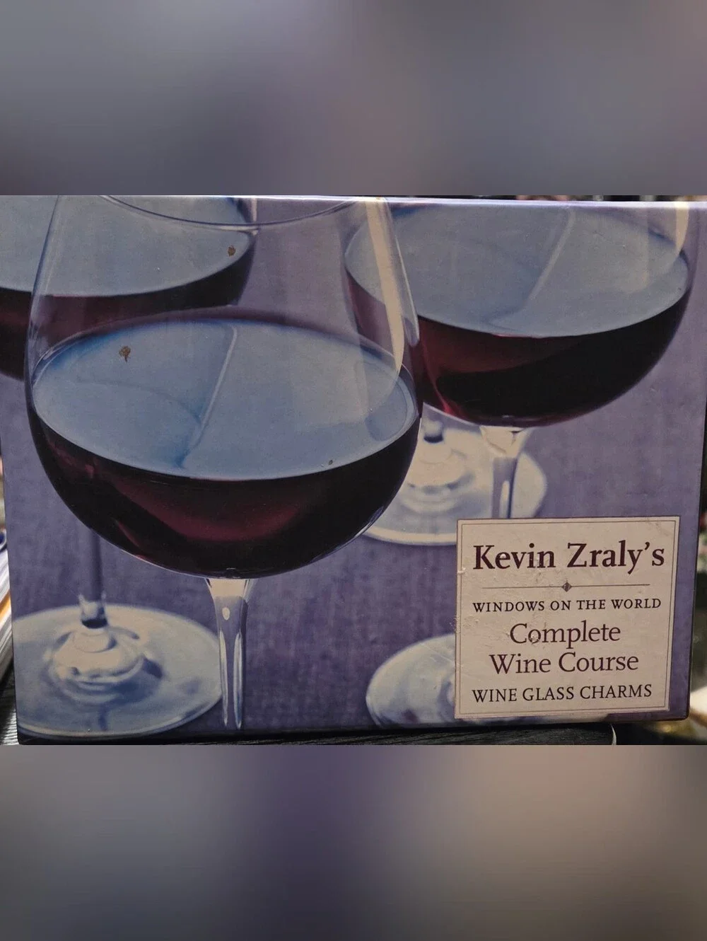 Kevin Zraly's Windows on the World Complete Wine Course Wine Glass Charms